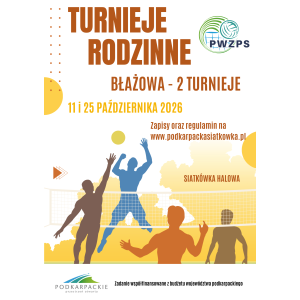 Kolejna edycja cyklu turniejów rodzinnych - zapisy na turnieje na hali